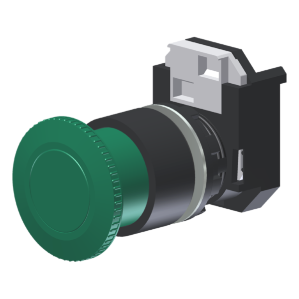 C2XE4V – Pulsador Seta 35mm Verde