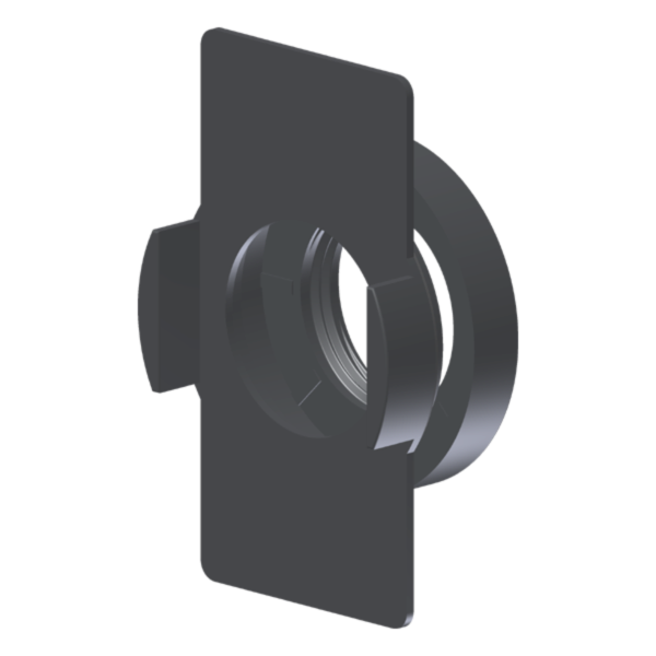 C4AD – Adaptador p/ Pulsador Doble en Orificio de Panel de 30mm