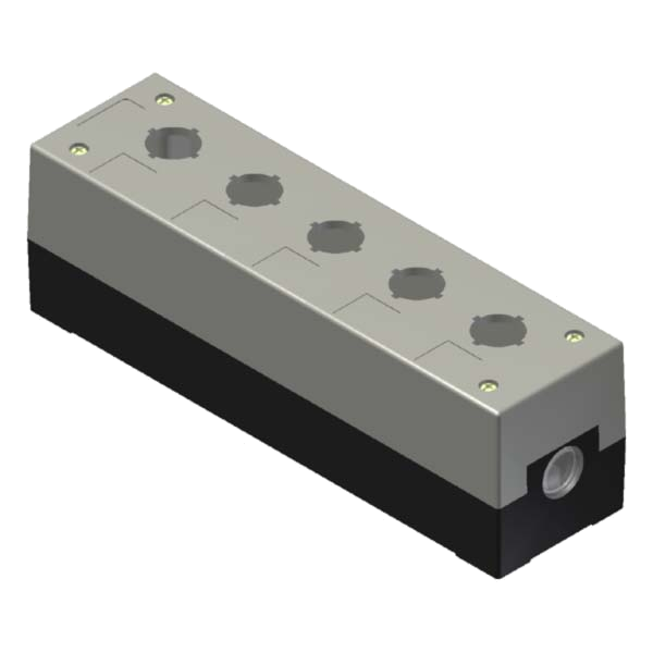 C5QE5 – Botoeira Plástica 4 Furos 22mm