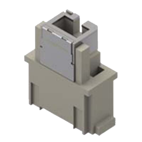 CX01J8F – Contato Modular Macho p/ Conector RJ45 + 4 Polos 10A