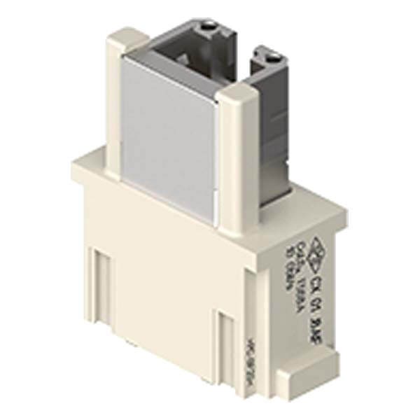 CX01J8PIF – Modular Insert Male for RJ45 + 4 Poles 10A