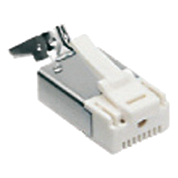 CX8JM – Conector Modular Fêmea RJ45 c/ 8 Contatos p/ Transmissão de Dados