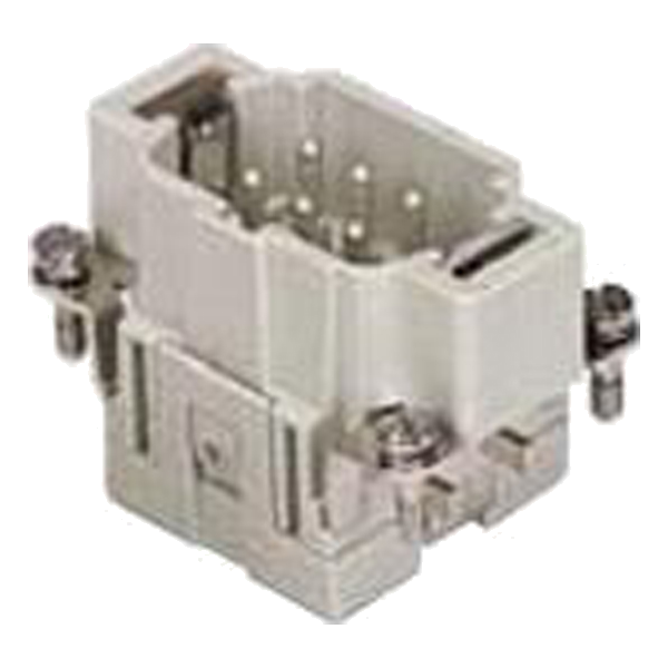 PBH06SM – Contato Macho 06 Polos 16A + Contato Terra Terminal Parafuso