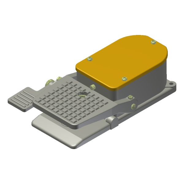 SD1T2 – Interruptor de Pedal Industrial Metálico de Servicio Pesado