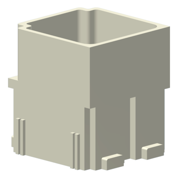 CX01JM – Contato Modular Macho p/ Conector RJ45 + 4 Polos 10A