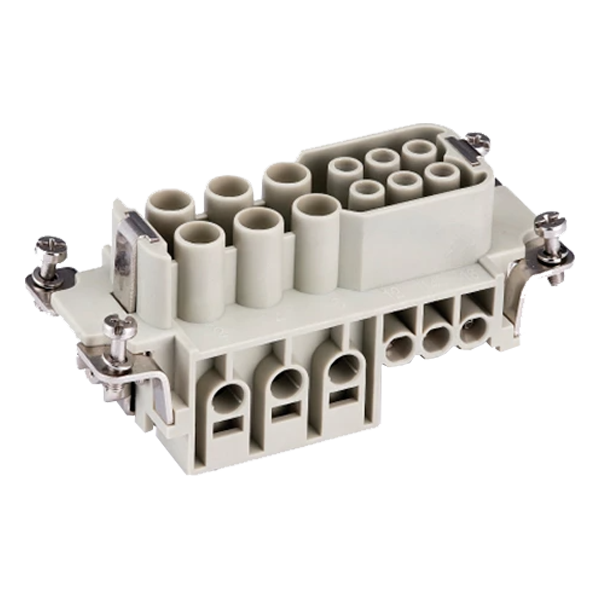 PB6/6F – Female Insert 6 Poles 40A + 6 Poles 16A Screw Terminal